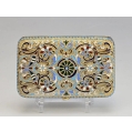 Antique Russian Gilt Silver Enamel Cigarette Case image 2