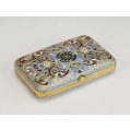 Antique Russian Gilt Silver Enamel Cigarette Case image 3