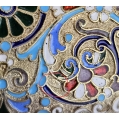 Antique Russian Gilt Silver Enamel Cigarette Case image 7
