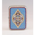 Antique Russian Silver-Gilt Cloisonné Enamel Box, 88, Moscow c.1900 image 6