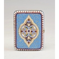 Antique Russian Silver-Gilt Cloisonné Enamel Box, 88, Moscow c.1900 image 7