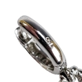 Beautiful 18K White Gold Amethyst Diamond Earings image 1