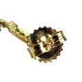 Beautiful 18K Yellow Gold Citrine Diamond Pendant Earings image 2