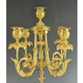 Beautiful 19C French Gilt Bronze Figural Pair Candelabras image 4