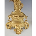 Beautiful 19C French Gilt Bronze Figural Pair Candelabras image 10