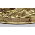 Beautiful 19C French Gilt Bronze Statue Art Nouveau A.E. Gaudez ( 1845 - 1902 ) image 3