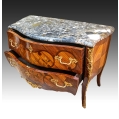Beautiful 19C French Marquetry Wood Gilt Bronze Commode Cabinet image 5