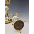 Beautiful 19C French Pair Sevres Style Porcelain Gilt Bronze Candelabras image 1