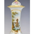 Beautiful 19C French Pair Sevres Style Porcelain Gilt Bronze Candelabras image 3