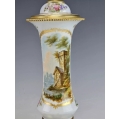 Beautiful 19C French Pair Sevres Style Porcelain Gilt Bronze Candelabras image 4
