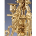 Beautiful 19C French Pair Sevres Style Porcelain Gilt Bronze Candelabras image 8