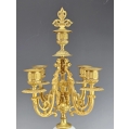 Beautiful 19C French Pair Sevres Style Porcelain Gilt Bronze Candelabras image 9
