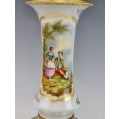 Beautiful 19C French Pair Sevres Style Porcelain Gilt Bronze Candelabras image 12