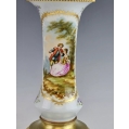 Beautiful 19C French Pair Sevres Style Porcelain Gilt Bronze Candelabras image 13