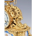 Beautiful 19C French Sevres Porcelain Gilt Bronze Clock image 5