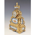 Beautiful 19C French Sevres Porcelain Gilt Bronze Clock image 6