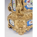 Beautiful 19C French Sevres Porcelain Gilt Bronze Clock image 7