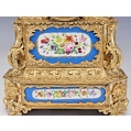 Beautiful 19C French Sevres Porcelain Gilt Bronze Clock image 8