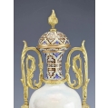 Beautiful 19C French Sevres Porcelain Gilt Bronze Enamel Vase Urn image 10