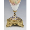 Beautiful 19C French Sevres Porcelain Gilt Bronze Enamel Vase Urn image 11