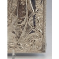 Beautiful 19C Russian Gilt Silver Icon The Sign Mother of God ( Znamenie ) 1844 image 6