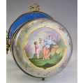 Beautiful Antique French Sevres Porcelain Jewelry Box image 7