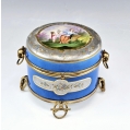 Beautiful Antique French Sevres Porcelain Jewelry Box image 13