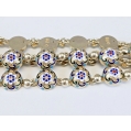 Beautiful Antique Russian Gilt Silver Enamel Cossack Belt image 13