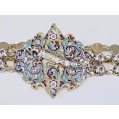 Beautiful Antique Russian Gilt Silver Enamel Cossack Belt image 14