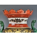 Beautiful Rare 19C French Pair Porcelain Paris Vases image 11