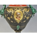 Beautiful Rare 19C French Pair Porcelain Paris Vases image 14