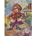 David Burliuk ( American/Russian 1882 - 1967 ) Watercolor Painting Christie's image 5