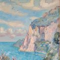 David Burliuk Russian/American (1882–1967) “Capri”,1954 Oil on canvas image 9