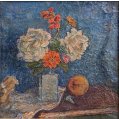 DAVID BURLIUK (RUSSIAN AMERICAN 1882–1967) Still Life with Flowers and Fruit image 1