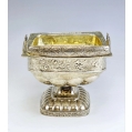 Early 19C Russian Silver Empire Style Basket Bowl image 7