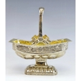 Early 19C Russian Silver Empire Style Basket Bowl image 12