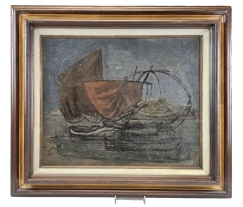 Early Eugène Berman ( Russian/American 1899-1972 ) Oil Painting