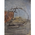 Early Eugène Berman ( Russian/American 1899-1972 ) Oil Painting image 4