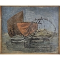 Early Eugène Berman ( Russian/American 1899-1972 ) Oil Painting image 7