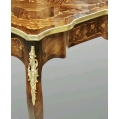 Exceptional French Louis XV Style Marquetry Center Table, 19th Century image 2