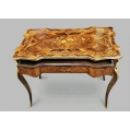 Exceptional French Louis XV Style Marquetry Center Table, 19th Century image 9