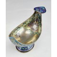 Exceptional Imperial Russian Silver-Gilt & Enamel Kovsh & Spoon A.Kuzmuchev image 2