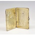Exceptional Imperial Russian Silver-Gilt & Gold Mounted Cigarette Case with Gemstones image 9
