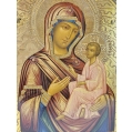 Exquisite 19C Russian Orthodox Icon The Tikhvinskay Mother of God image 6
