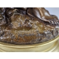 Fine 19C French Bronze Sculpture Hippolyte Moreau ( 1832-1927 ) Charmeuse image 2