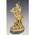 Fine 19C French Gilt Bronze Sculpture Bacchanalia Claude M.Clodion ( 1738-1814) image 4
