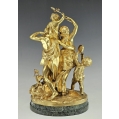 Fine 19C French Gilt Bronze Sculpture Bacchanalia Claude M.Clodion ( 1738-1814) image 5