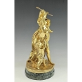 Fine 19C French Gilt Bronze Sculpture Bacchanalia Claude M.Clodion ( 1738-1814) image 6