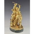 Fine 19C French Gilt Bronze Sculpture Bacchanalia Claude M.Clodion ( 1738-1814) image 7