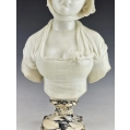Fine 19C French Marble Bust Sculpture Jean Baptiste Greuze ( 1725-1805 ) image 10
